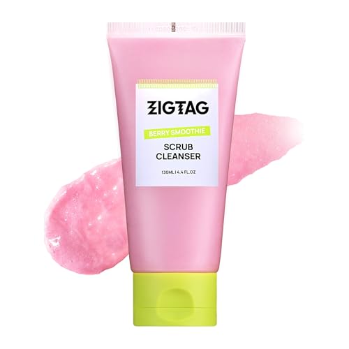 ZIGTAG 4-in-1 Konjac Jelly Face Cleanser - Exfoliating & Makeup Remover
