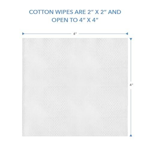 ForPro 200ct Extra-Soft Cotton Wipes | 2x2 in Makeup Remover