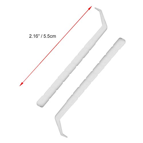 300 Pcs Disposable Plastic Curved Hook Toothpicks - Anti-Slip Handle