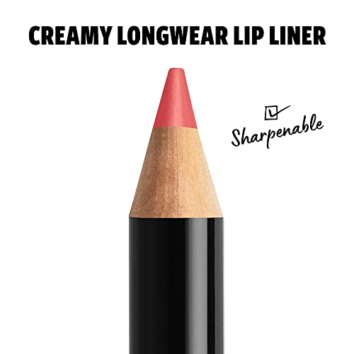 NYX Professional Makeup Slim Lip Pencil - Hot Red, Long-Lasting (2 Pack)