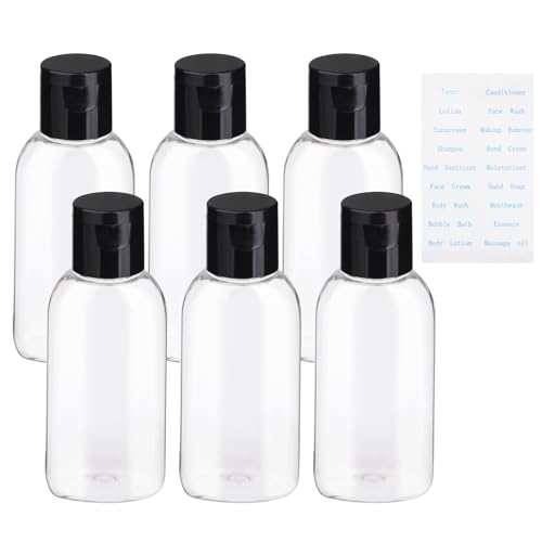Gungtien TSA Approved Travel Bottles - 6 Pack Leak Proof 1.69oz