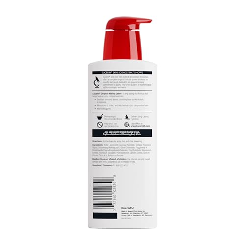 Eucerin Original Healing Lotion for Extremely Dry Skin, 16.9 FL OZ