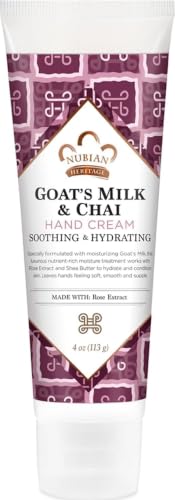 Nubian Heritage Goat Milk & Chai Hand Cream – 4 oz