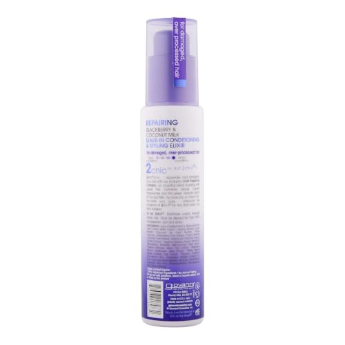 GIOVANNI 2chic Leave-In Conditioning Elixir for All Hair Types - 4 oz