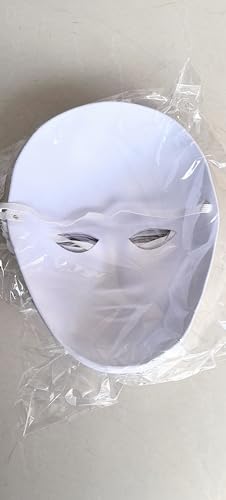 DIY Paintable Paper Masks for Carnival & Halloween Parties