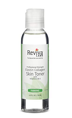 Reviva Labs Elastin & Collagen Skin Toner with Vitamin A & E - 4 oz