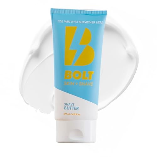 BOLT Skin + Shave Butter - Moisturizing Lubricating Shave Cream, 6 Fl Oz