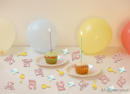 21st Birthday Confetti - 200 PCS Party Decoration Supplies