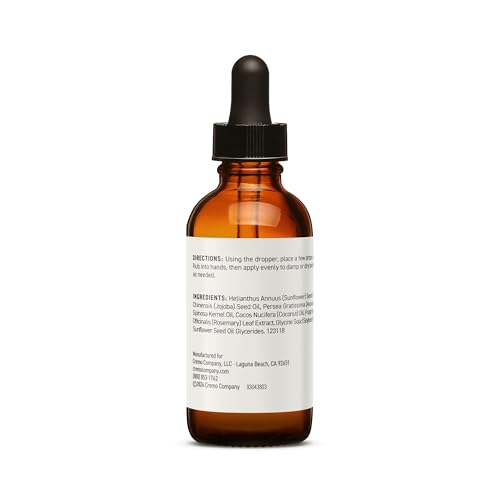 Cremo Beard Oil - Revitalizing Cedar Forest, 1 fl oz for Moisture & Softness