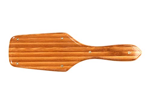 Bass Professional Bamboo Paddle Hair Brush with Nylon Pins - Small