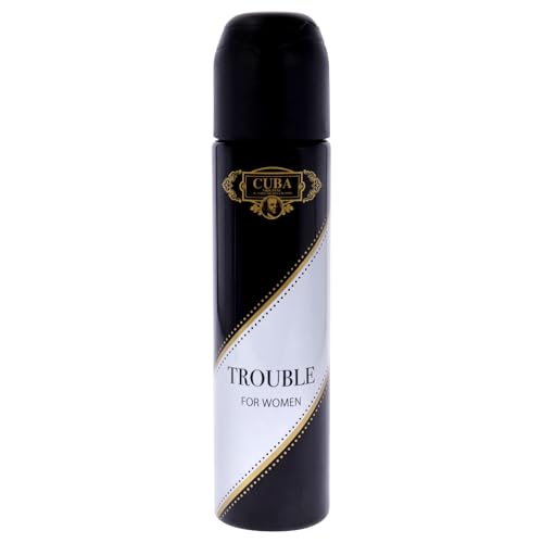 Cuba Trouble Women's Eau de Parfum Spray 3.3 oz - Sensual Fragrance with Jasmine, Cocoa & Tuberose