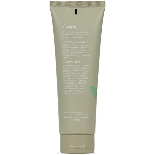 BioClarity Face Cleanser 4 Fl Oz | Vegan, Gentle Wash for Sensitive Oily Skin