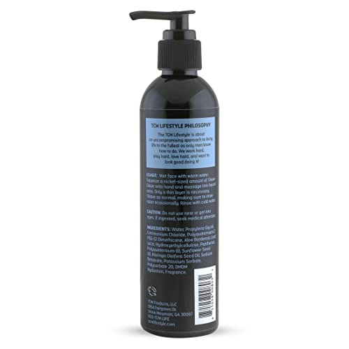 TCM 3-in-1 Shave Glaze for Men - Pre-Shave Gel & Aftershave, Hydrating, 8 oz