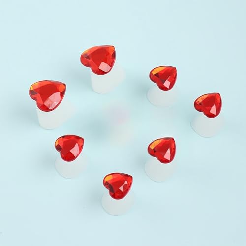 16pcs Silicone Toe Separators for Nail Polish Pedicure - Heart & Water Drop Shapes