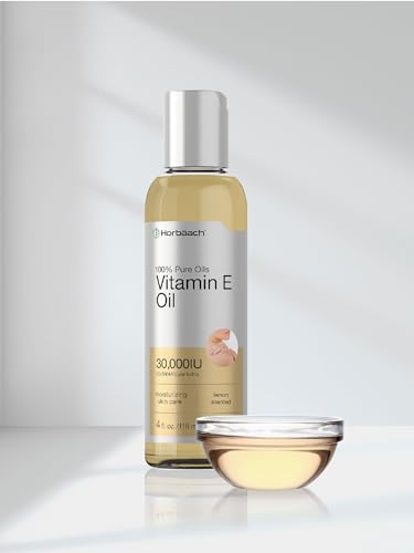Vitamin E Oil for Skin and Face - 4 fl oz, 100% Pure Horbäach