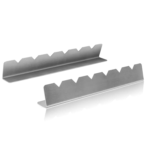Stainless Steel Kabob Skewers Rack Set - 2 Piece BBQ Accessory