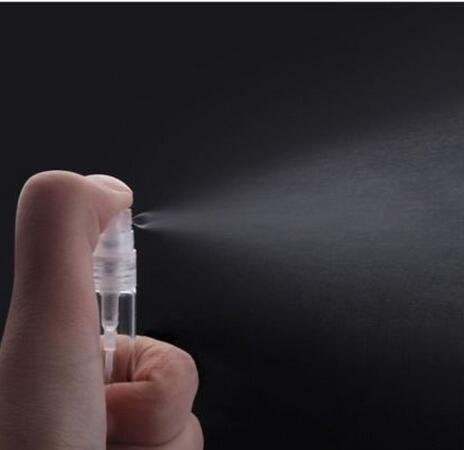 Mini Clear 3ml Fine Mist Atomizer Spray Bottles - 10pcs Refillable Glass Perfume Sample Set | Travel Makeup Tool