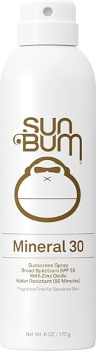 Sun Bum Mineral SPF 30 Sunscreen Body Spray - 6 oz for Sensitive Skin
