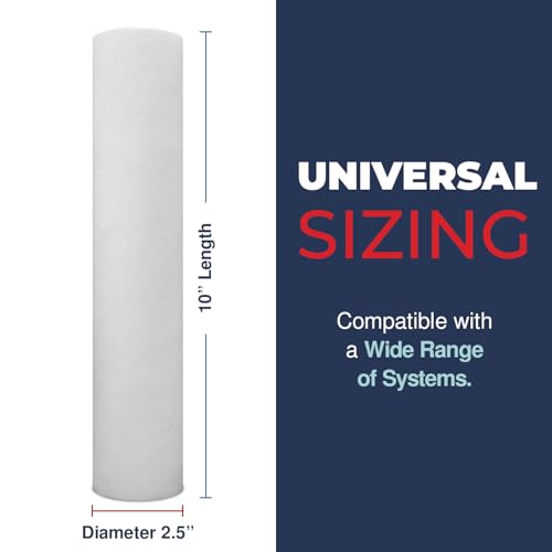 1 Micron Whole House Sediment Filter - Healthy Spring, Pack of 2