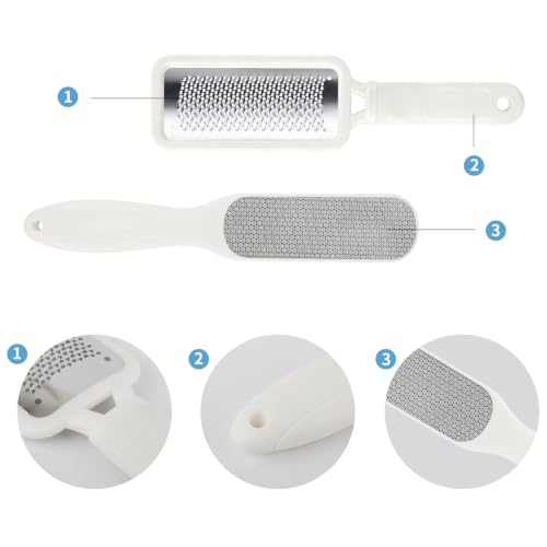 Fu Store 2 Pack Foot Files Callus Remover Rasp Dual Sided File