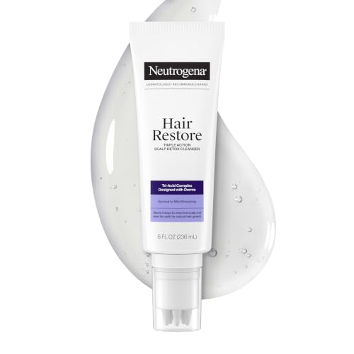 Neutrogena Hair Restore Triple Action Scalp Detox Cleanser, 8 fl oz