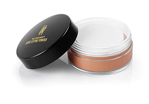 Black Radiance Honeymoon Loose Setting Powder & Contour Palette for Dark Skin Tones - Medium to Dark Shades