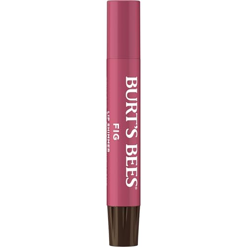 Burt's Bees Lip Shimmer, Fig Tinted Balm, Natural Moisturizing Set (4-Pack)