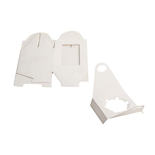 25 Pack White Cupcake Boxes with Window & Handle - Perfect for Weddings