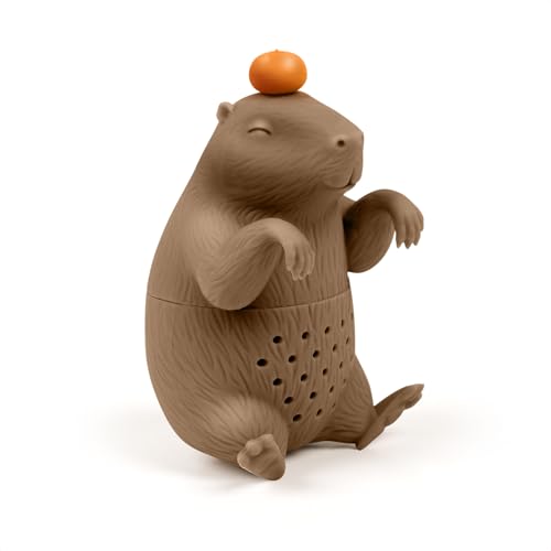 Capybara Tea Infuser - Cute Flexible Silicone for Loose Leaf Tea