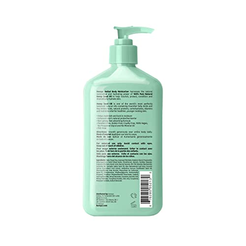 Hempz Cucumber & Aloe Body Lotion - 17 Fl Oz Daily Moisturizer