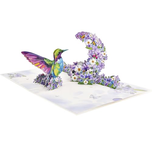 3D Hummingbird Pop-Up Card for Mother's Day & Special Occasions