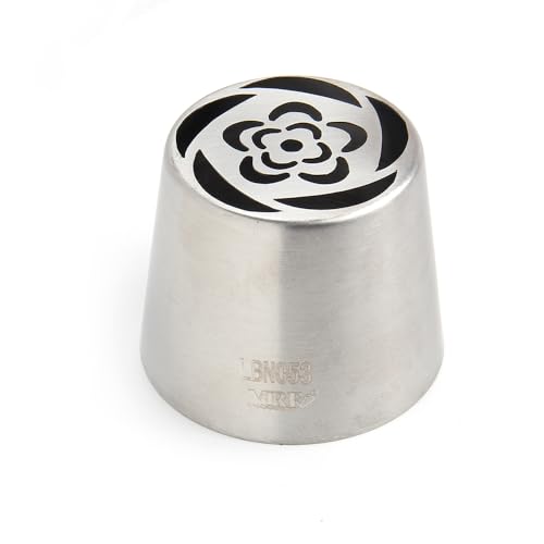 Extra Large Russian Tulip Icing Tips Set - 4 Pcs Stainless Steel