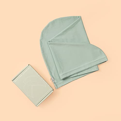 Hair Plopping Towel for All Textures - Cotton Blend Turban Wrap