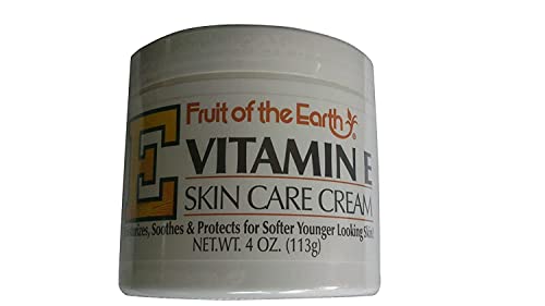 Fruit of the Earth Vitamin E Skin Care Cream - 4 Ounce Moisturizer