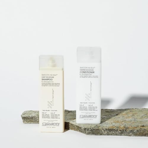 Giovanni Lemongrass Deep Moisture Shampoo 24 Fl Oz - Silky, Hydrating Hair Care