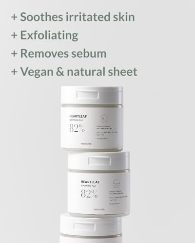 Heartleaf Soothing Toner Pads for Acne-Prone Skin - 70ct
