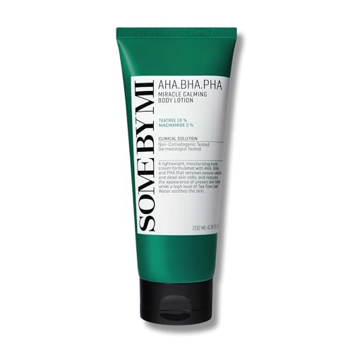 SOME BY MI Miracle Calming Body Lotion 6.76 oz - Exfoliating Moisturizer with AHA, BHA, PHA & Salicylic Acid