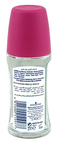 Fa Pink Passion Roll-On Deodorant, 48-Hour Protection, 1.7oz (3 Pack)