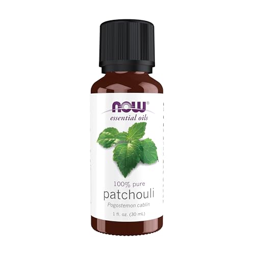 NOW Essential Oils Patchouli Oil 1 fl oz - Steam Distilled, Pure & Undiluted