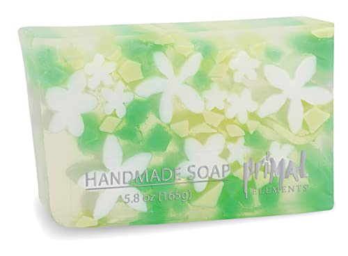 Primal Elements Plumeria Handcrafted Glycerin Bar Soap, 5.8 Ounce