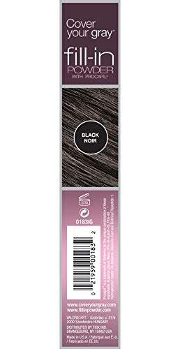 Cover Your Gray Fill-In Powder for Thinning Hair - Black (Pack of 3)