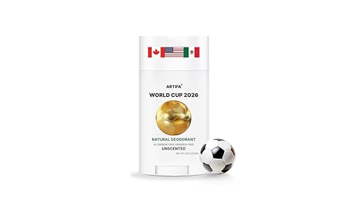 Kids & Teens Natural Soccer Deodorant - Unscented, Aluminum & Paraben Free, Cruelty-Free, 2.65 oz