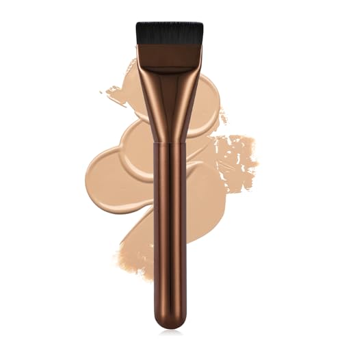 Flat Foundation Brush for Liquid Makeup - Soft Blending Spatula