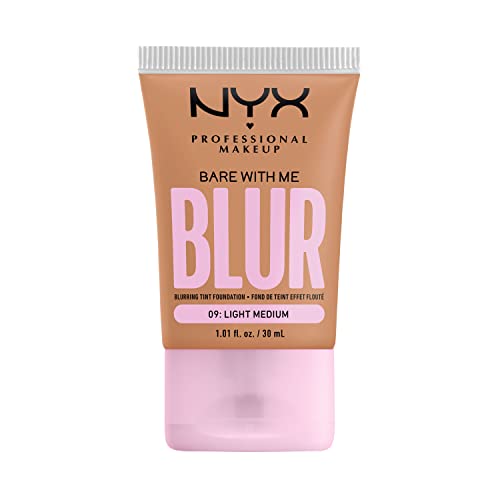 NYX Professional Makeup Bare With Me Blur Skin Tint Foundation - Light Medium 1.01 Fl Oz