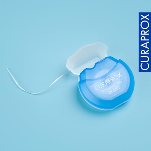 Curaprox DF 820 Dental Tape - 35m PTFE, Tear-Resistant Oral Care