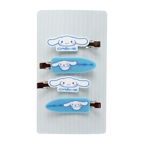 The Crème Shop Cinnamoroll Creaseless Hair Clips - Pack of 4