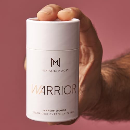 NATASHA MOOR Warrior Makeup Blender - Velvety Microfiber Beauty Sponge for Flawless Application