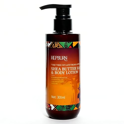 HEPBURN Shea Butter Hand & Body Lotion 300ml – Deep Moisturizing Formula