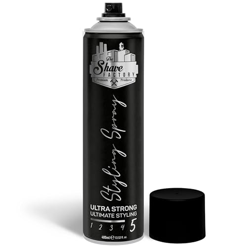 The Shave Factory Ultra Strong Styling Spray - Regular Hold 400ml