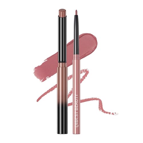 QiBest Nude Rose Pink Matte Lipstick & Lip Liner Set